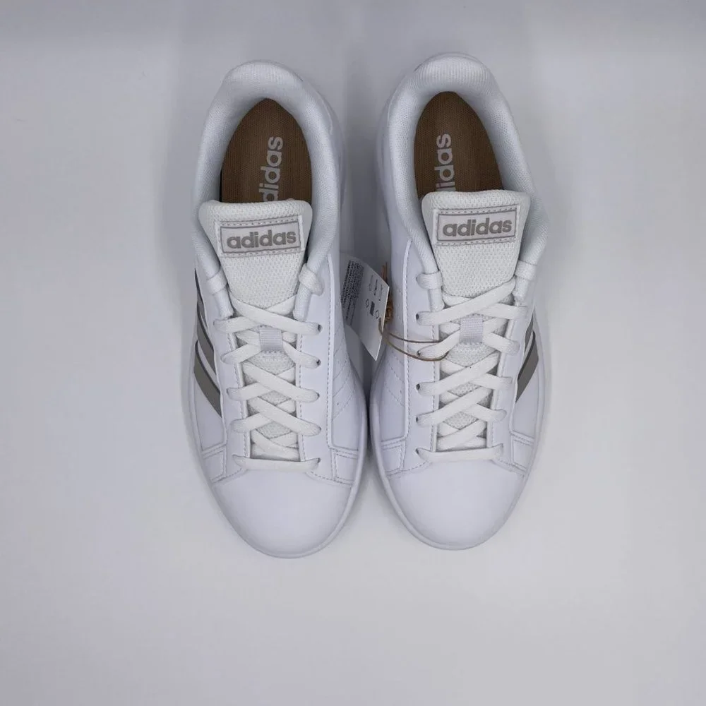 adidas Grand Court Base White Womens Shoes